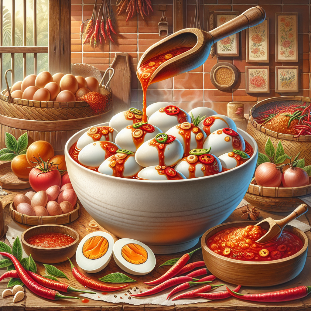 Resep Balado Telur Lezat: Cara Membuat Hidangan Pedas yang Praktis dan